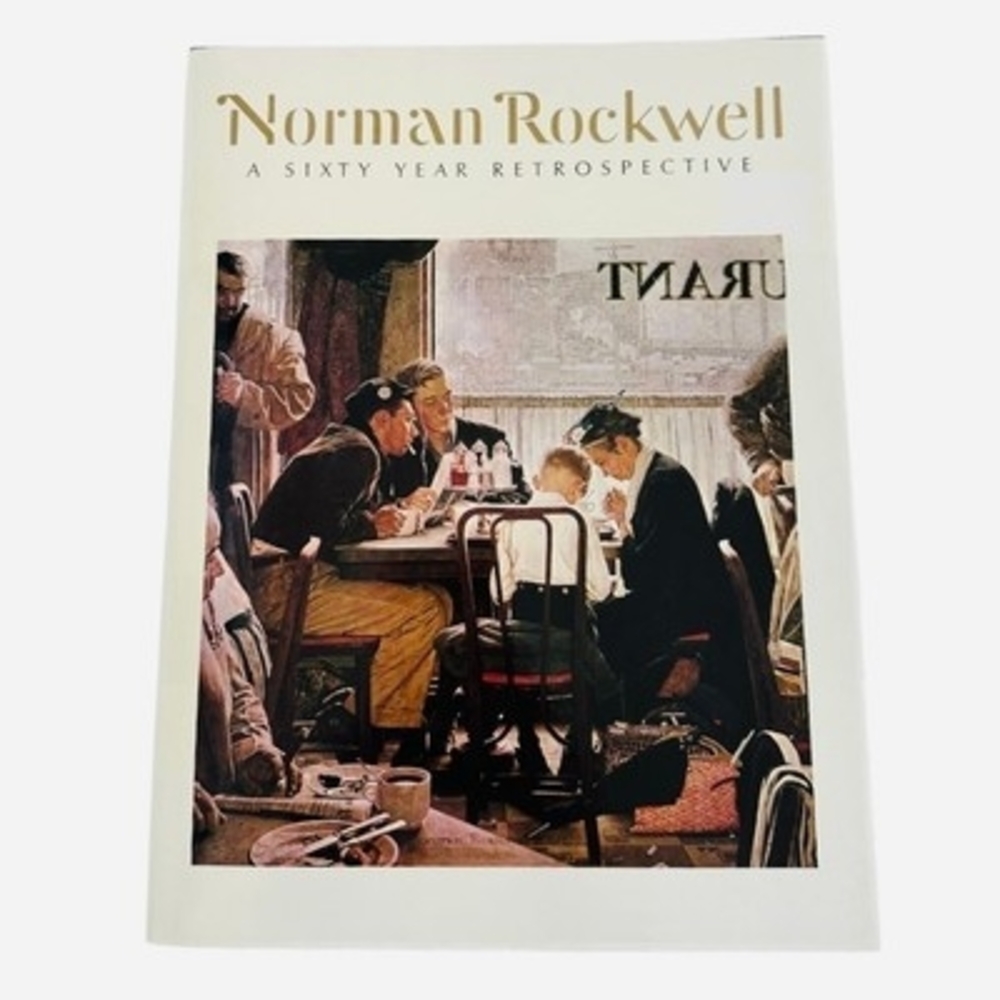 Vintage 1972 Norman Rockwell A Sixty Year Retrospective Illustrated Hardcover VG